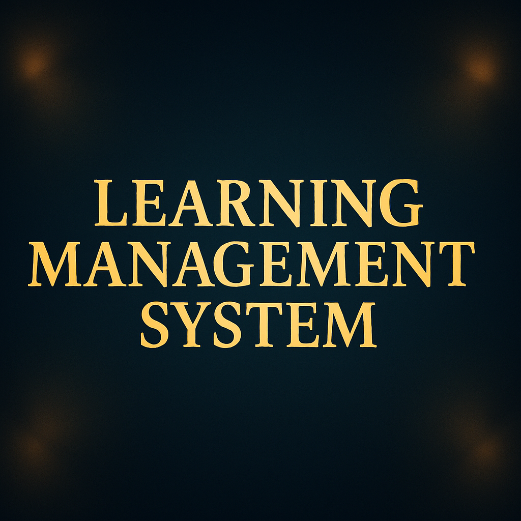 Learning Management System Poster